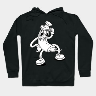 Syringe in vintage cartoon style Hoodie